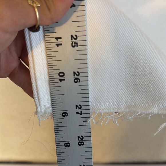 J Crew Sailor mid-rise relaxed‎ demi-boot jean in white Womens Size 31 White - Picture 12 of 12